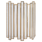 Lima Antique Brass & Opal Glass Wall Light by Richmond Interiors