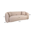 Luxandra Sand Tweed Sofa by Richmond Interiors