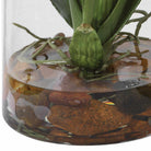 Dancing Orchid In Glass Vase Uttermost
