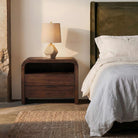 Decatur Dark Walnut Side Table Uttermost