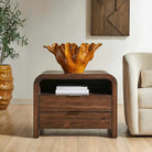 Decatur Dark Walnut Side Table Uttermost
