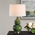 Delaunay Table Lamp in Green by Keiichi