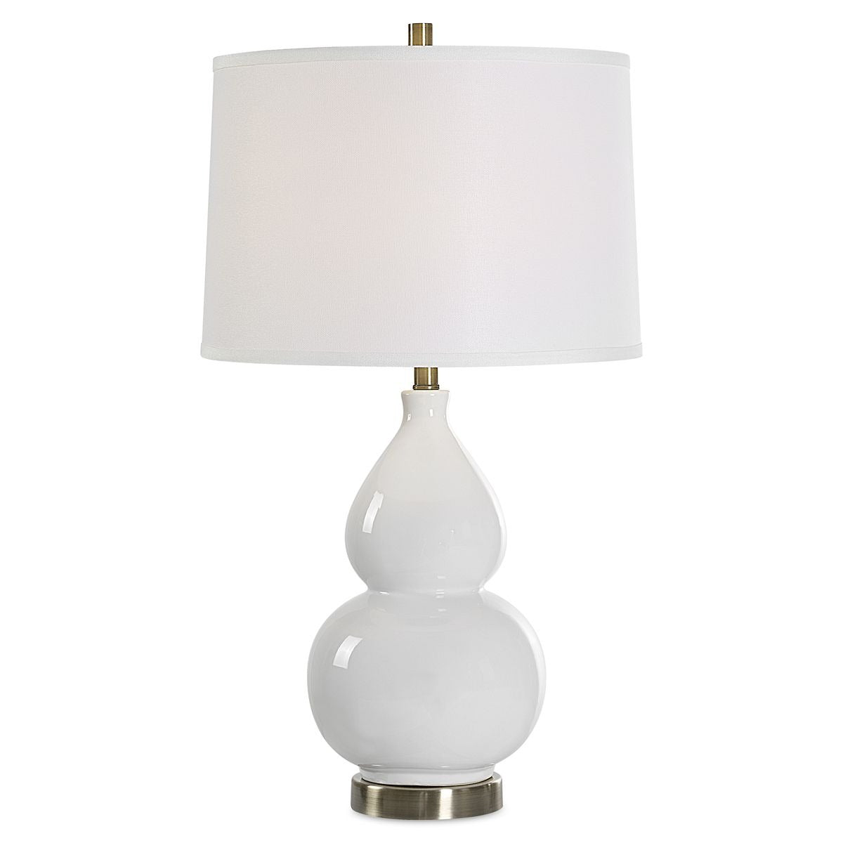 Delaunay Table Lamp in White by Keiichi