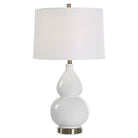 Delaunay Table Lamp in White by Keiichi