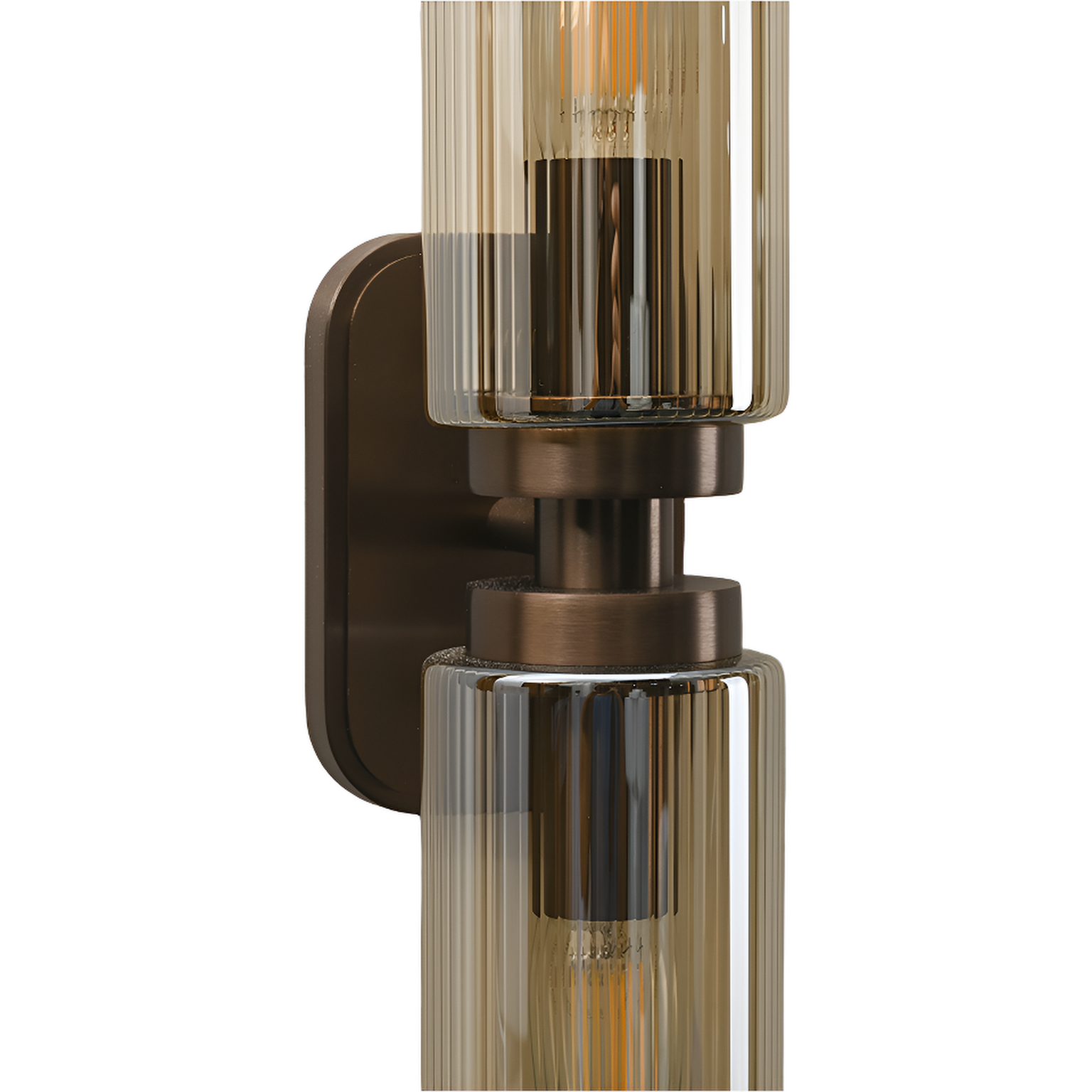 Revere Bronze & Smoked Glass Wall Light by Luxe Collection