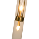 Revere Gold & Clear Glass Single Pendant by Luxe Collection