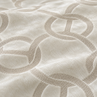 Hookup Link Design Velvet Cushion - Ivory Malini