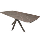 Cote Extending Dining Table in Latte Stone Ceramic - 140-200cm Keiichi