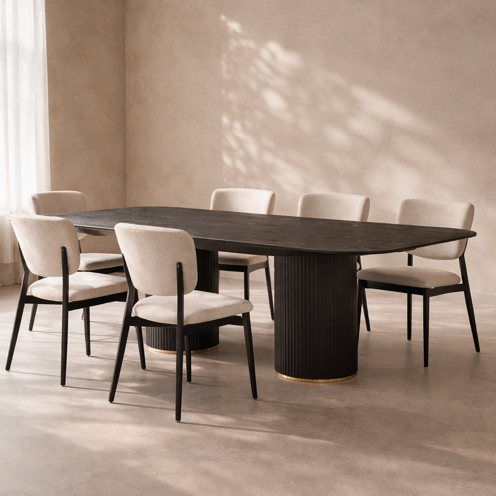 Fluttuare Ivory Dining Chair by Tommy Franks