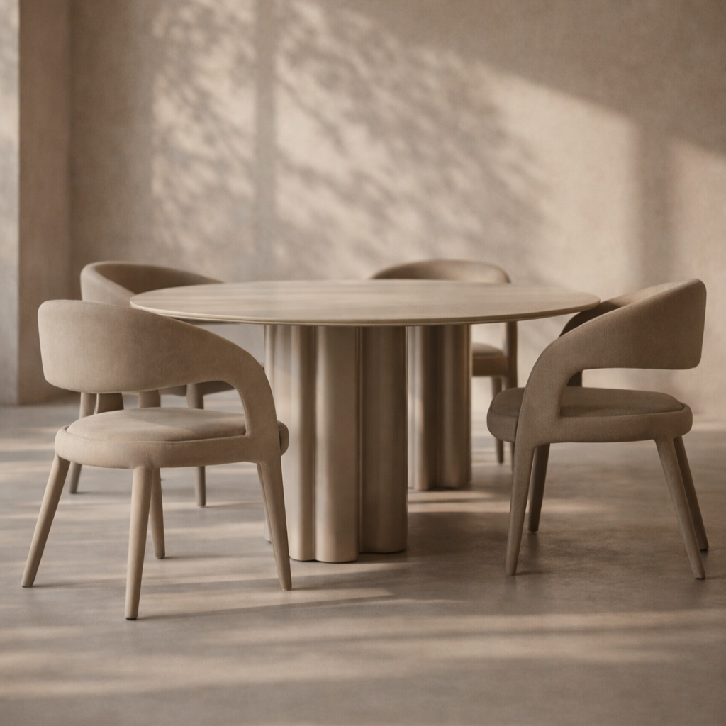 Matzo Vintage Ecco Pelle Dining Chair by Tommy Franks