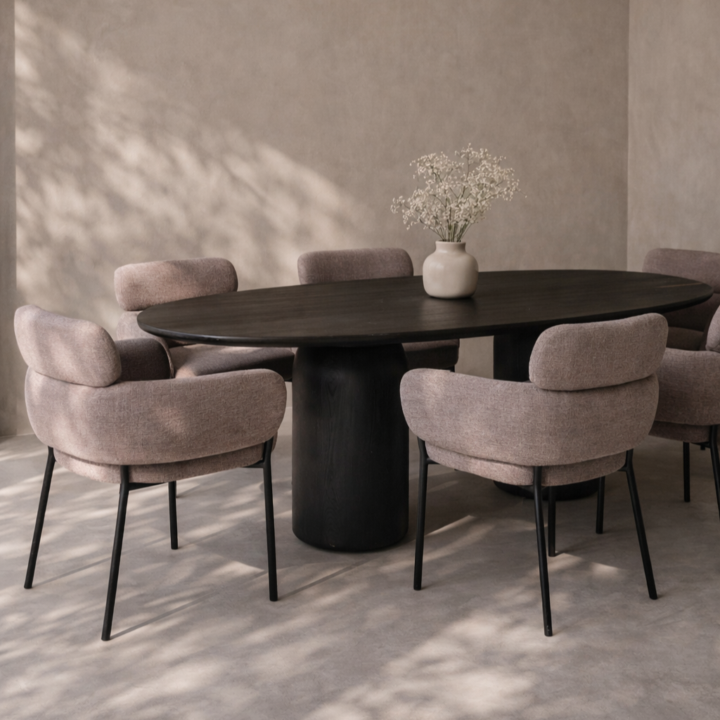 Malin Grey Dining Chair by Tommy Franks