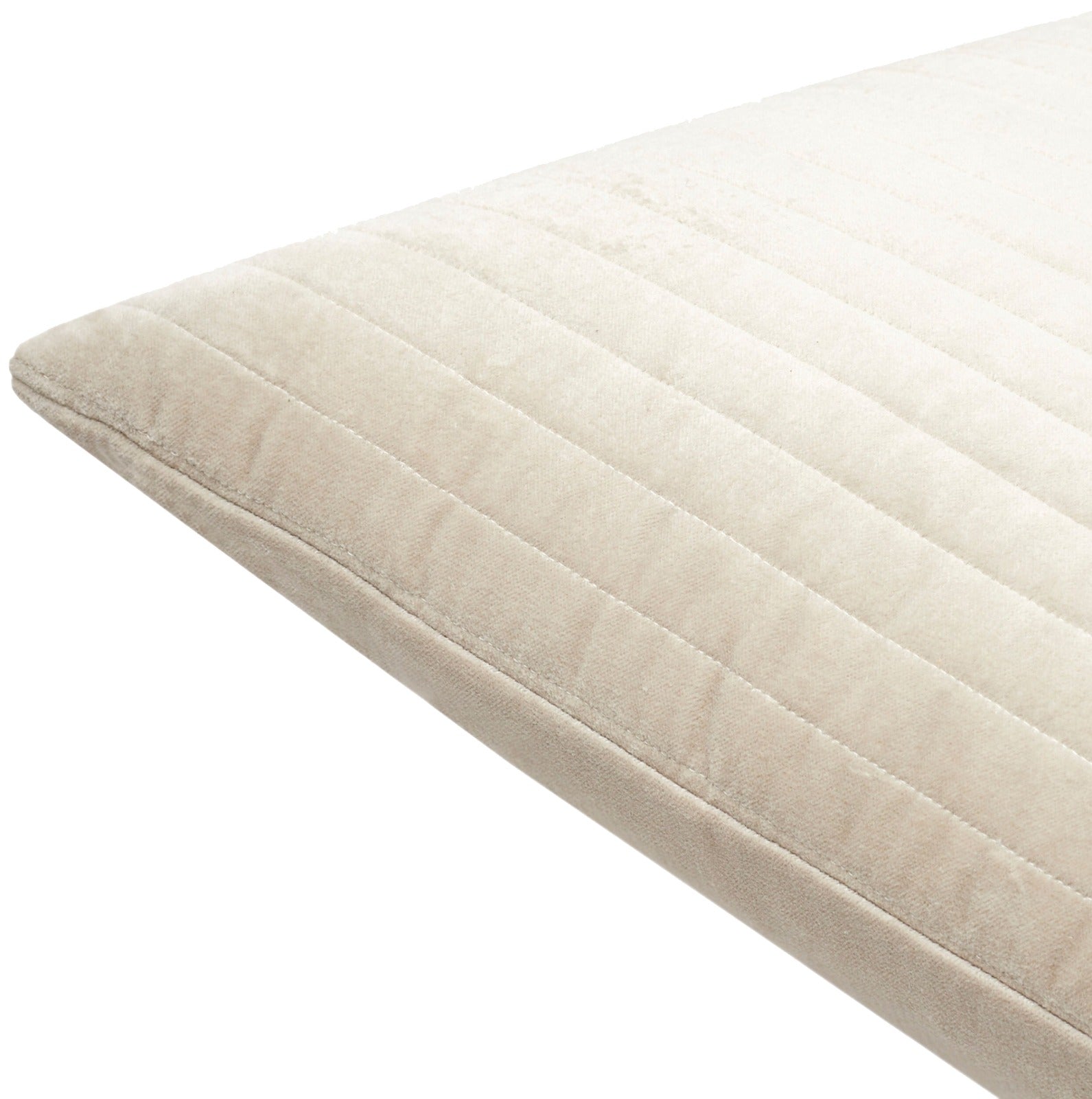 Digby Velvet Cushion in Oatmeal by Keiichi