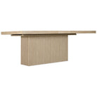 Tranquillity Rectangle Extending Dining Table with Tambour Base by Hooker