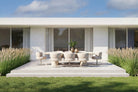 Outdoor dining chair Mason beige alpine swivel by Richmond Interiors
