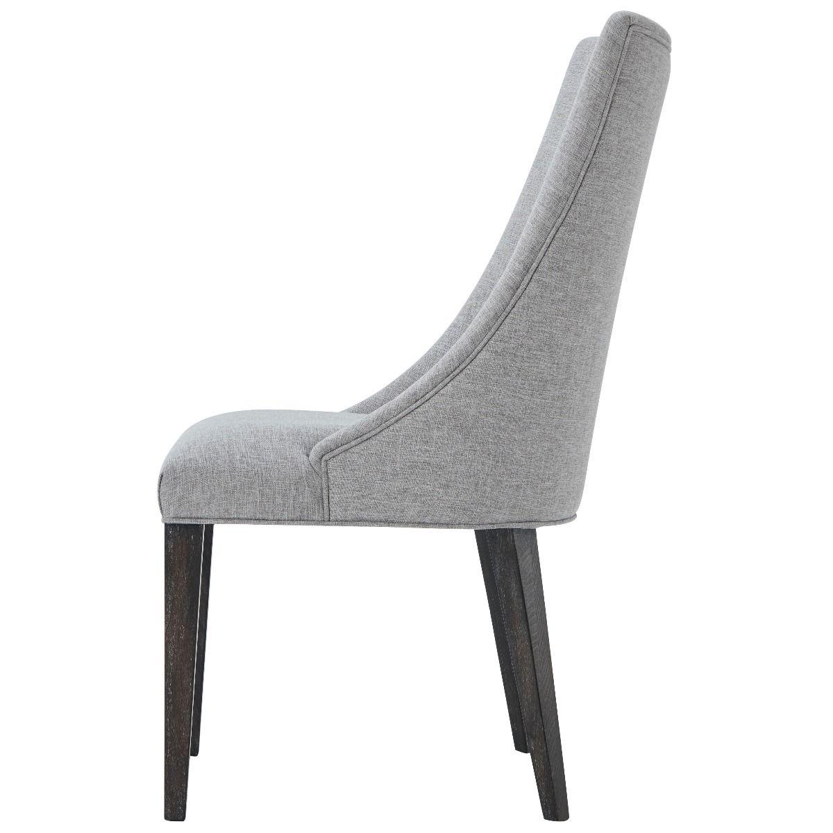 Adele Dining Chair in Matrix Pewter by Theodore Alexander