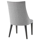 Adele Dining Chair in Matrix Pewter by Theodore Alexander