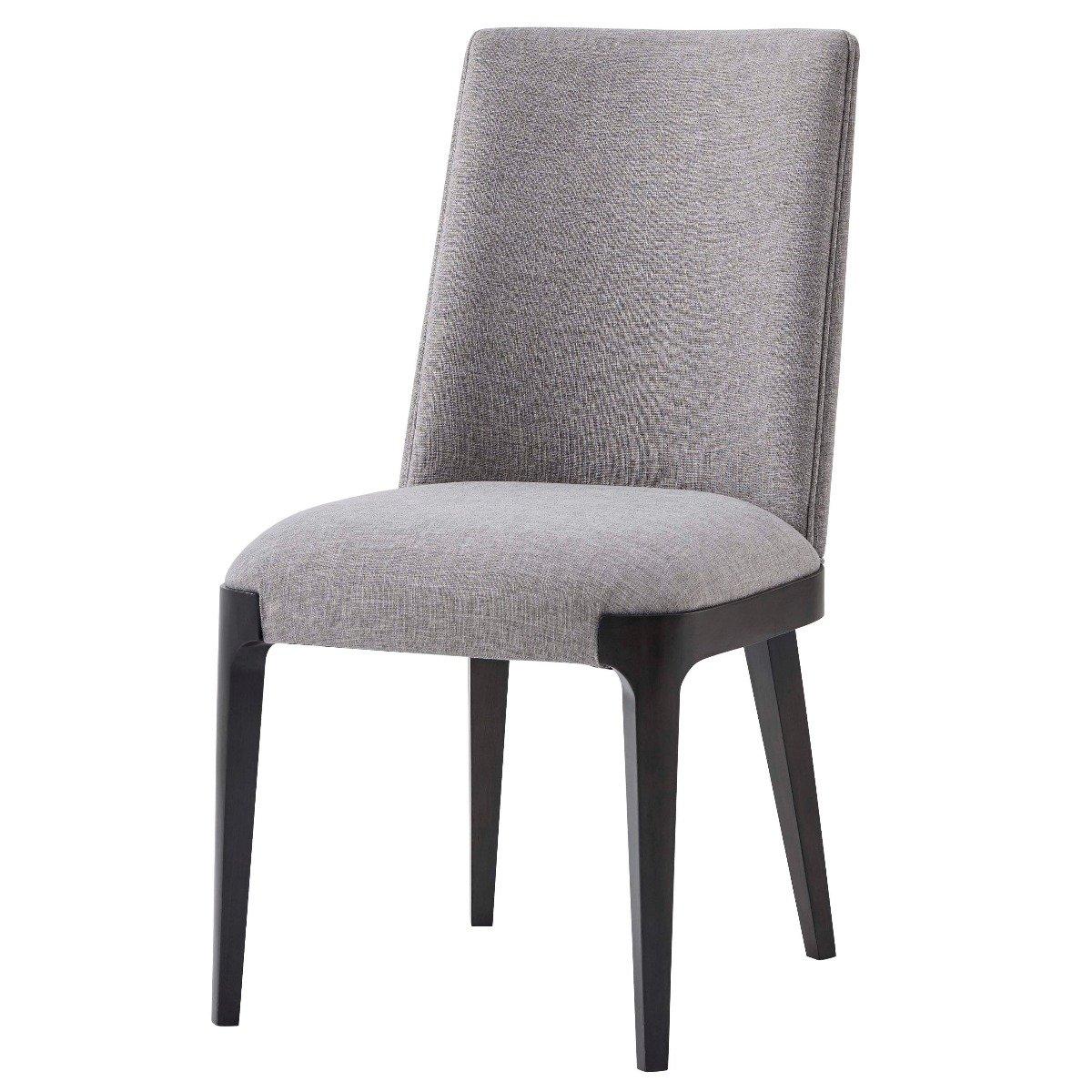 Dayton Dining Chair in Matrix Pewter by Theodore Alexander