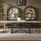 Tranquillity Rectangle Extending Dining Table with Metal Base by Hooker