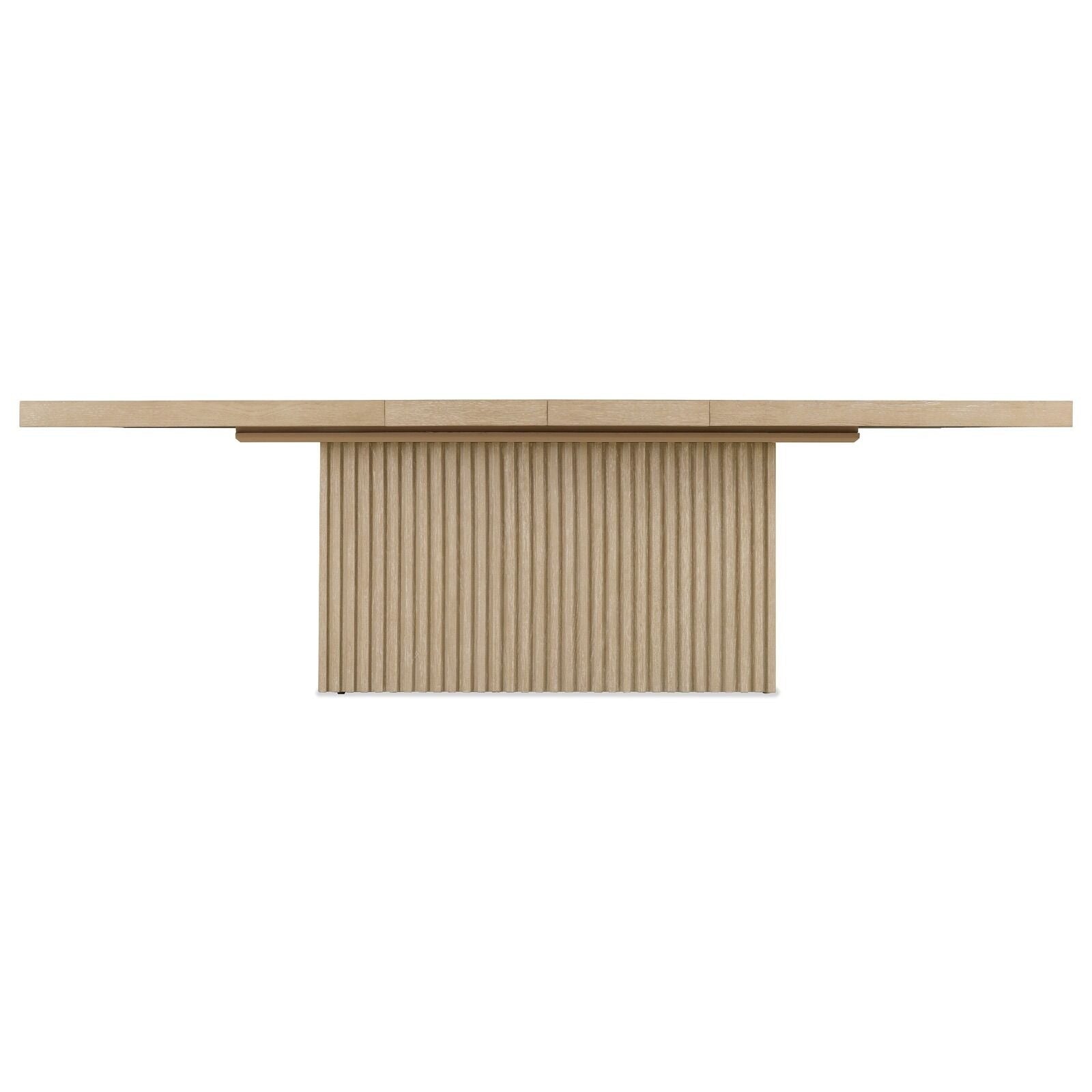 Tranquillity Rectangle Extending Dining Table with Tambour Base by Hooker