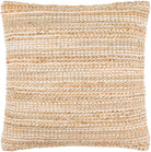 Denpasar Hand Woven Cushion in Beige by Keiichi