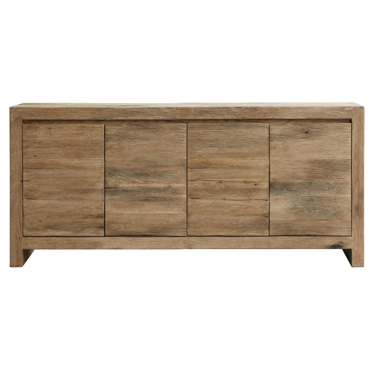 Reclaimed Oak 4 Door Sideboard by Keiichi