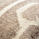 Deccan Traps Woven Cushion in Beige by Keiichi