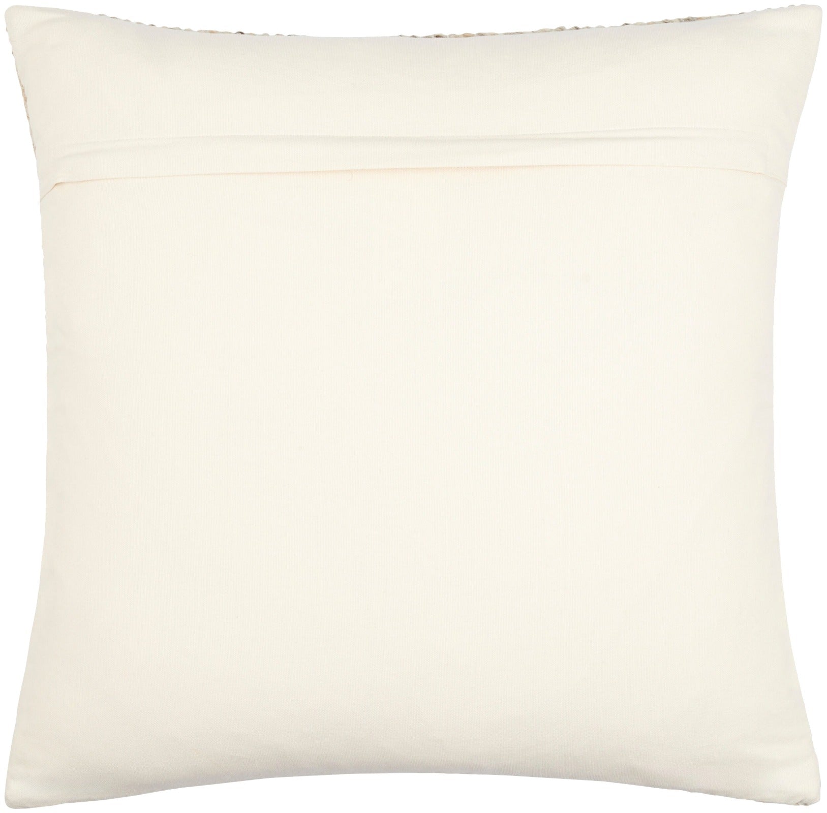 Deccan Traps Woven Wave Cushion in Light Beige by Keiichi