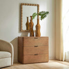 Duluth Oak 3 Drawer Chest Uttermost