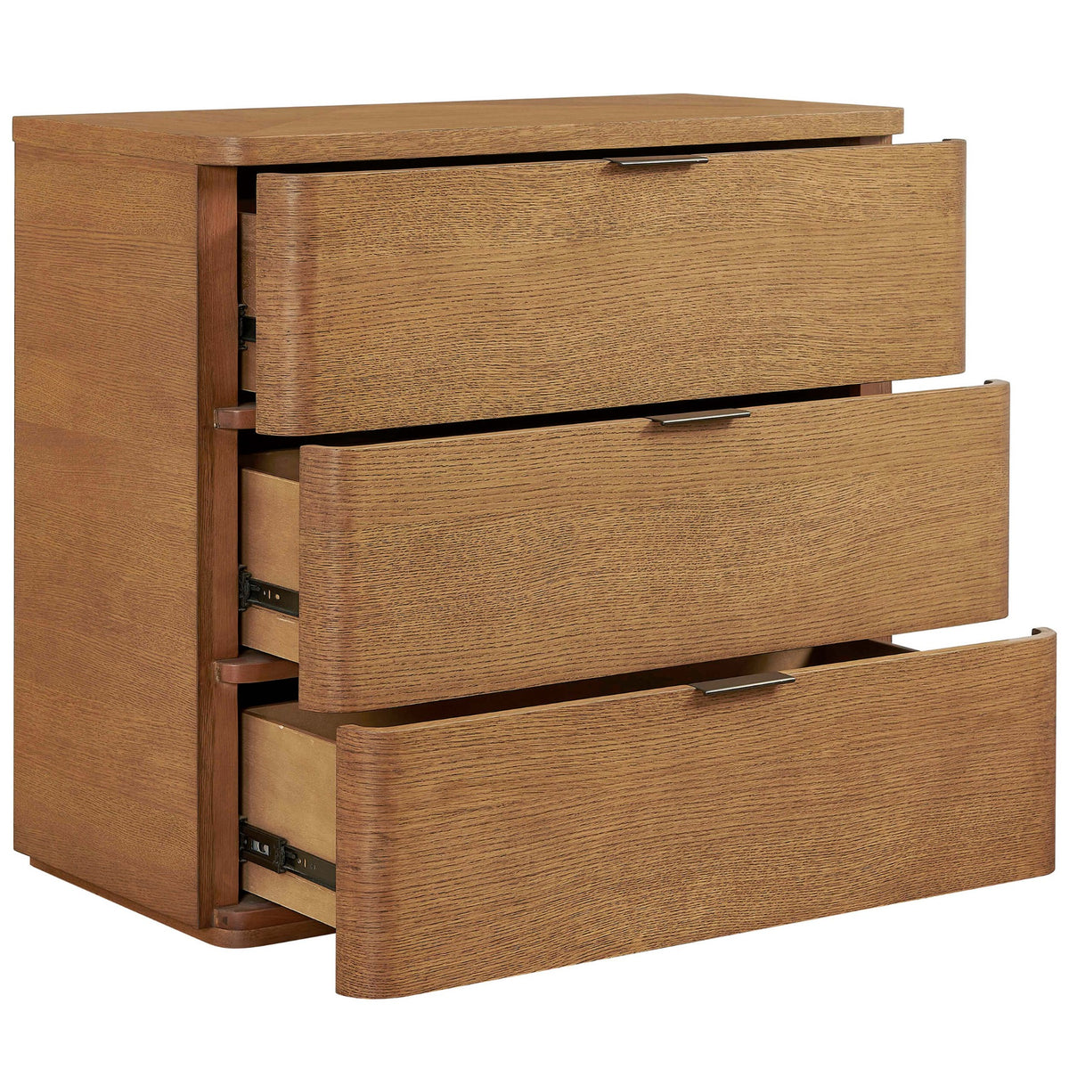 Duluth Oak 3 Drawer Chest Uttermost