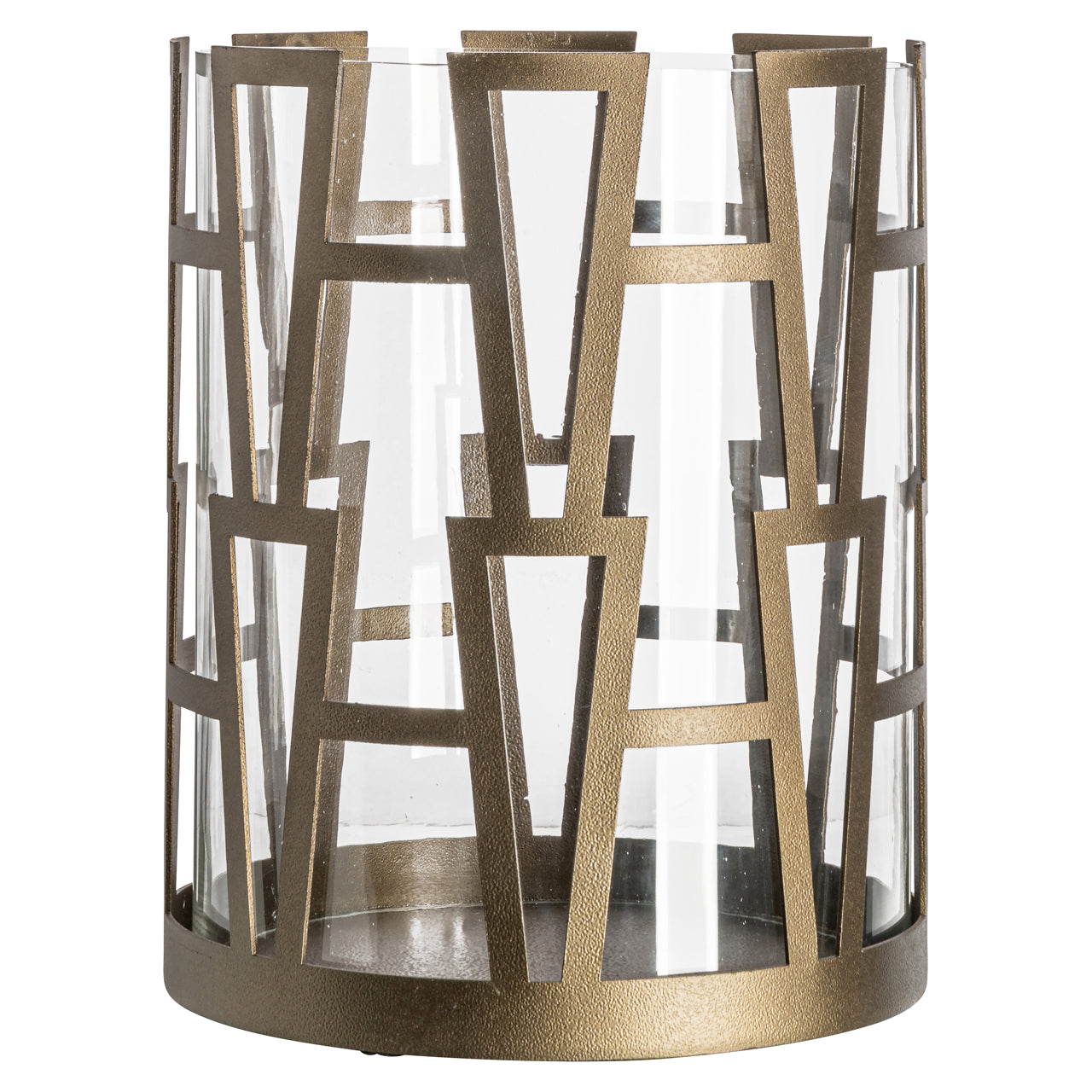 Shandy Antique Brass Hurricane Light - Small by Richmond Interiors