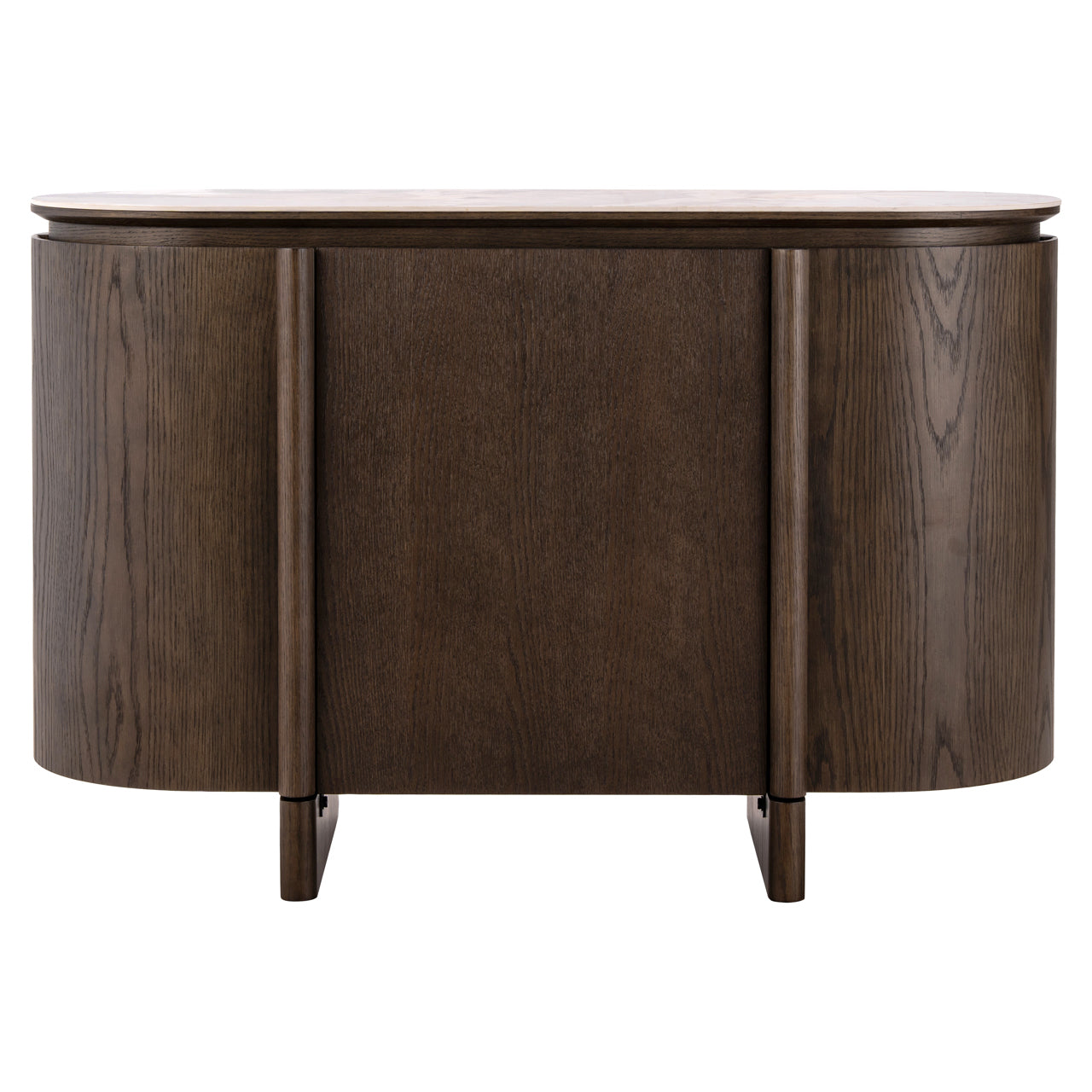 Langford Brown Oak Wood & Ceramic Sideboard by Richmond Interiors
