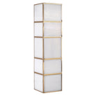 Livia Antique Brass & Glass Large Wall Light by Richmond Interiors
