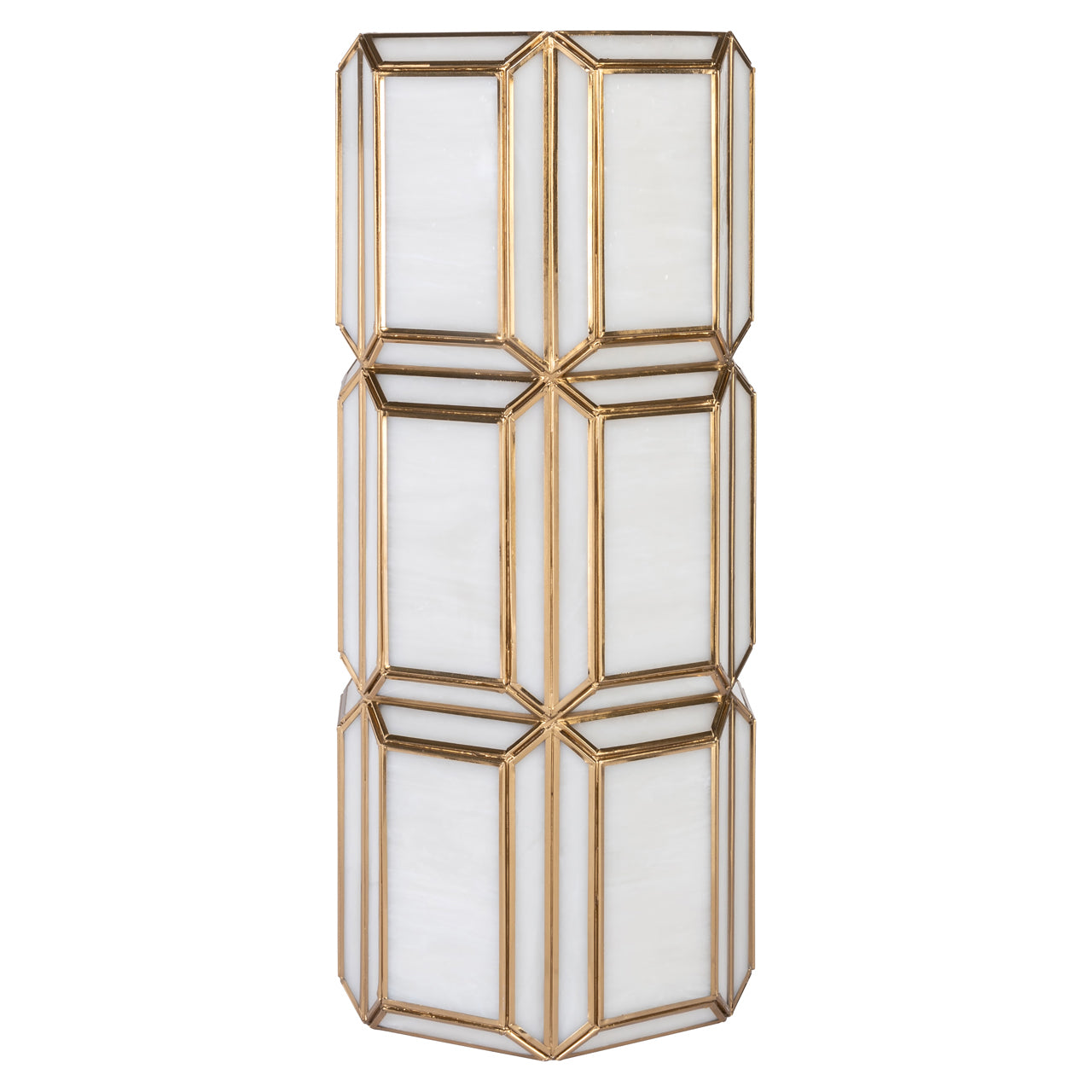 Emilia Antique Brass Hurricane Light - Large by Richmond Interiors