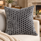 Jorvik Geometric Cushion 56cm - Slate Malini