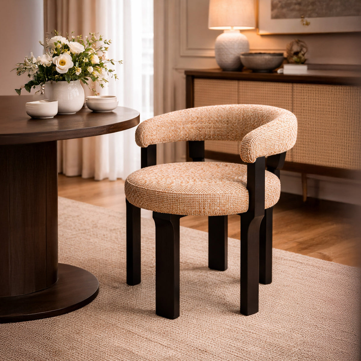 Elba Dining Chair - Dexter Sparkle Citrus Liang & Eimil