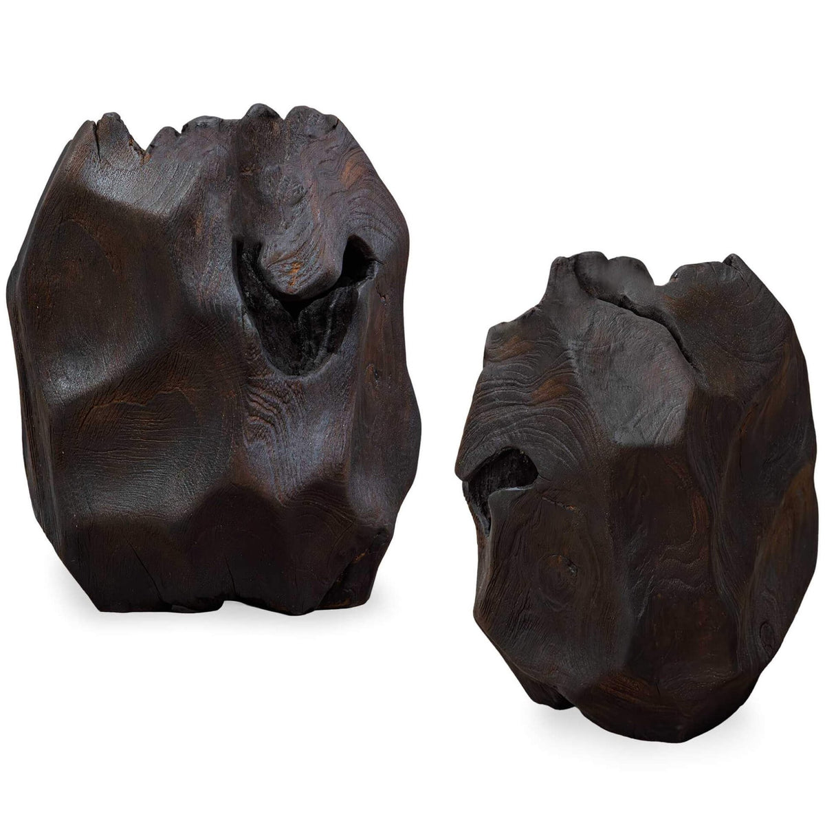 Ember Root Teak Sculpture, Set of 2 Uttermost