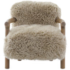 Baaarb Armchair in Real Sheepskin Keiichi