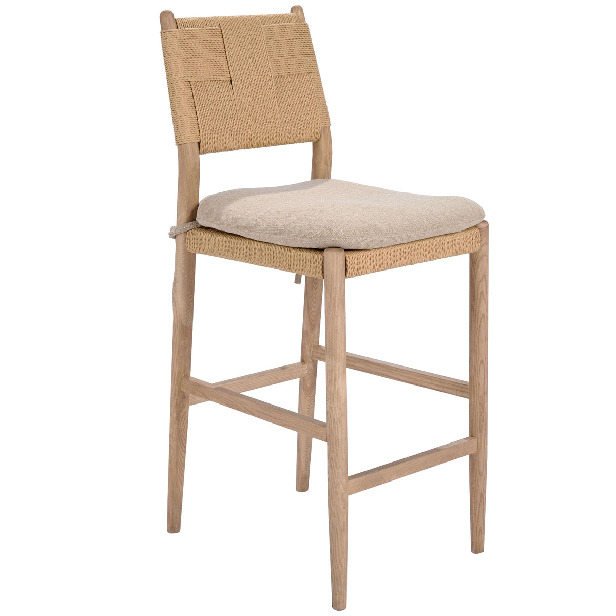 Radford Counter Stool with Fabric Seat Cusion Keiichi