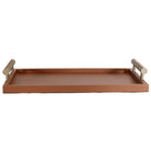 Serving Tray in Brown by Keiichi