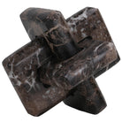 Loop Sculpture in Coffee Marble - Large by Keiichi
