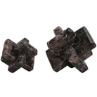Loop Sculpture in Coffee Marble - Small by Keiichi