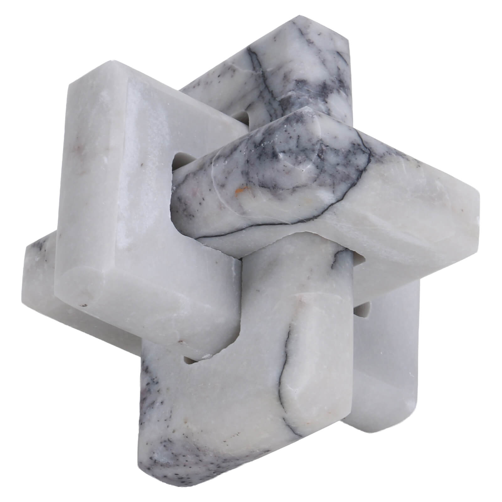 Loop Sculpture in Grey Marble - Large by Keiichi