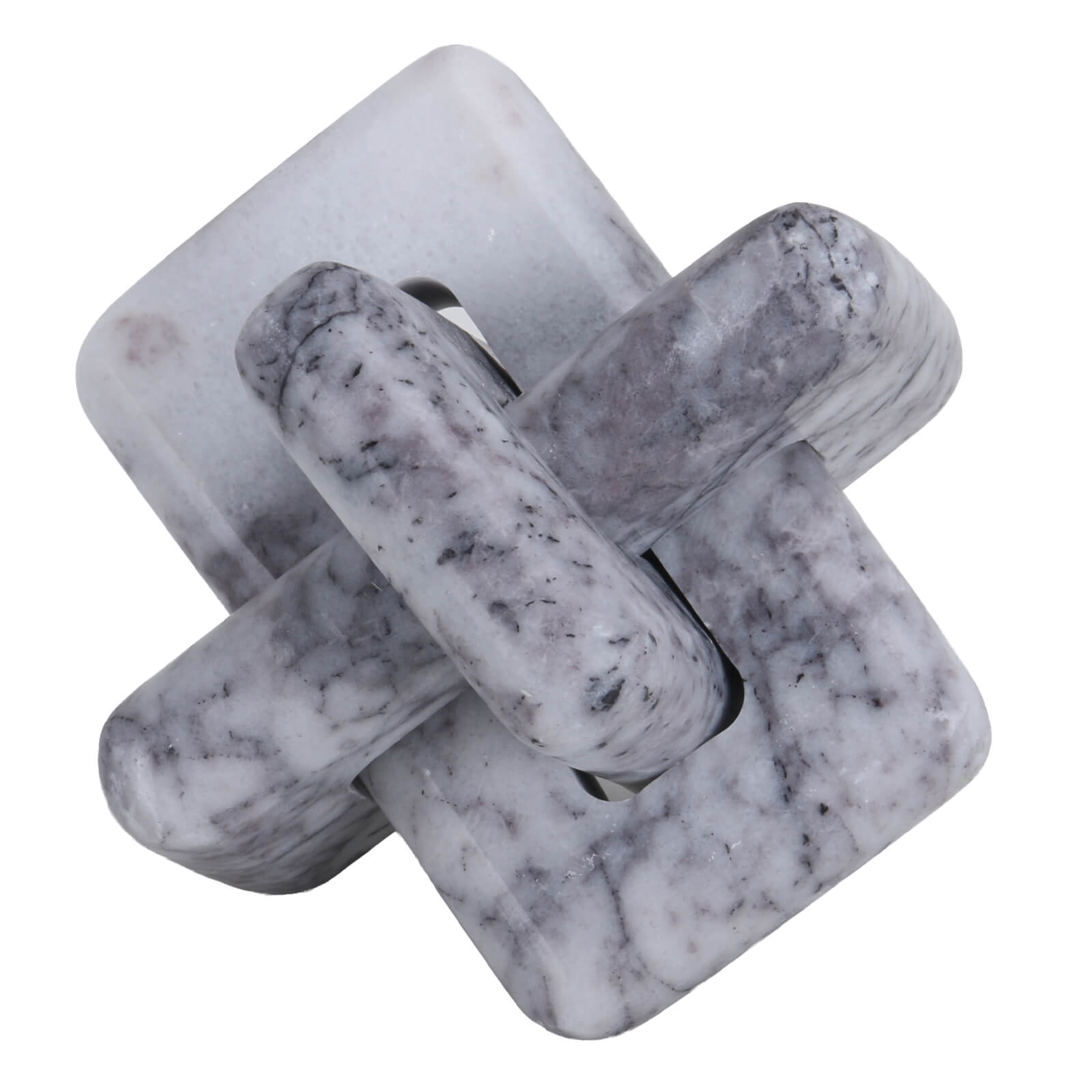 Loop Sculpture in Grey Marble - Small by Keiichi