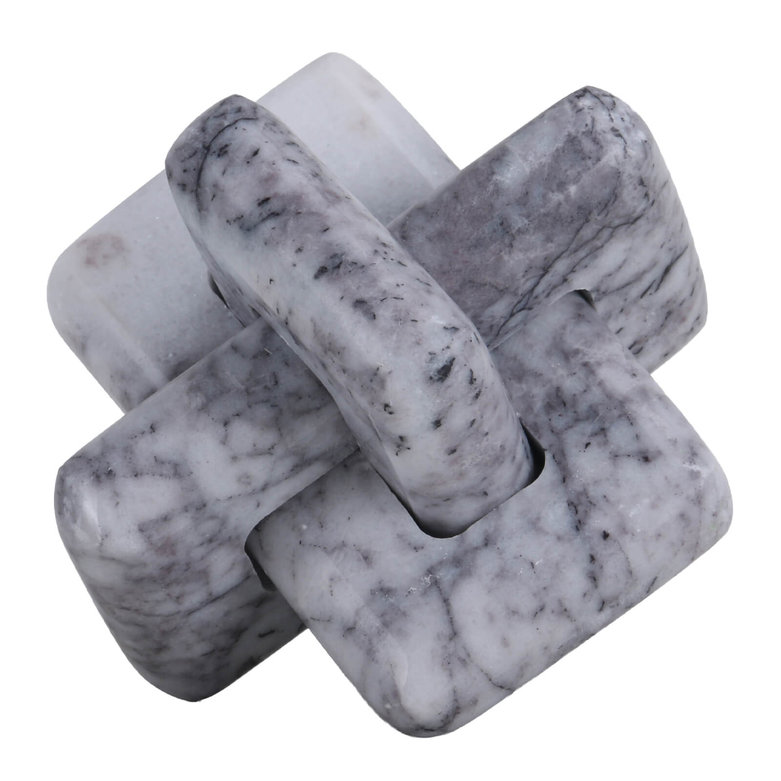 Loop Sculpture in Grey Marble - Small by Keiichi