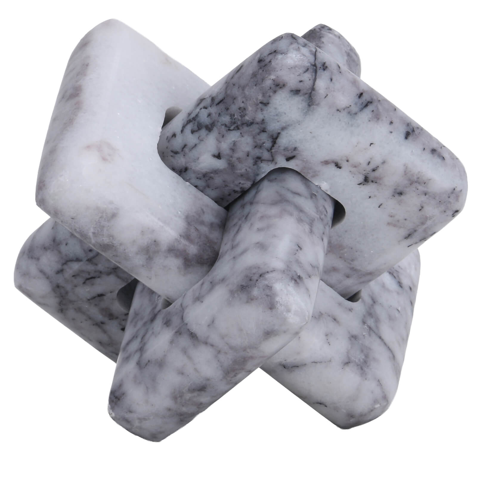 Loop Sculpture in Grey Marble - Small by Keiichi