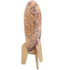 Rocket Sculpture in Brown Marble - Large by Keiichi