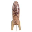 Rocket Sculpture in Brown Marble - Small by Keiichi