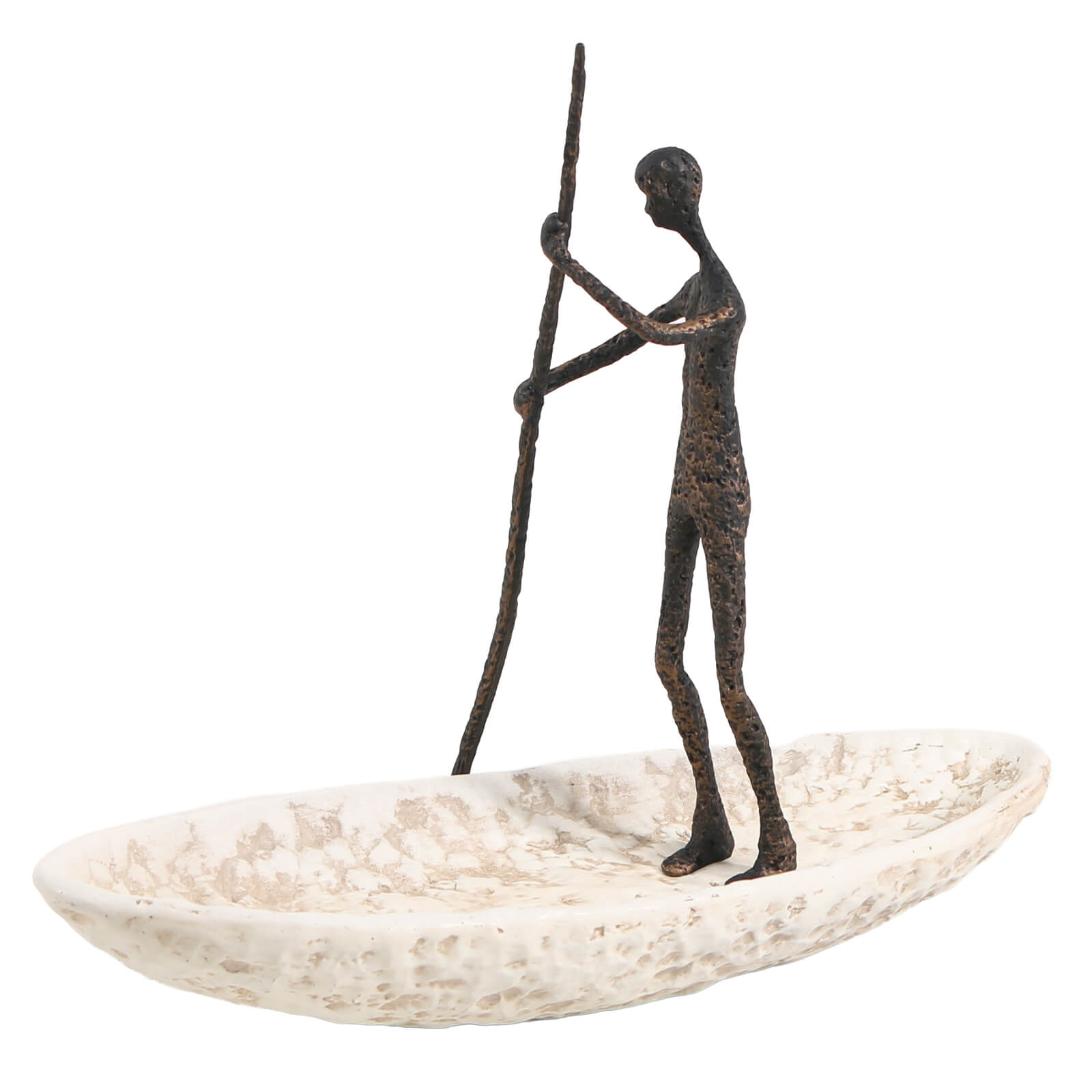 Sailing Man Sculpture by Keiichi