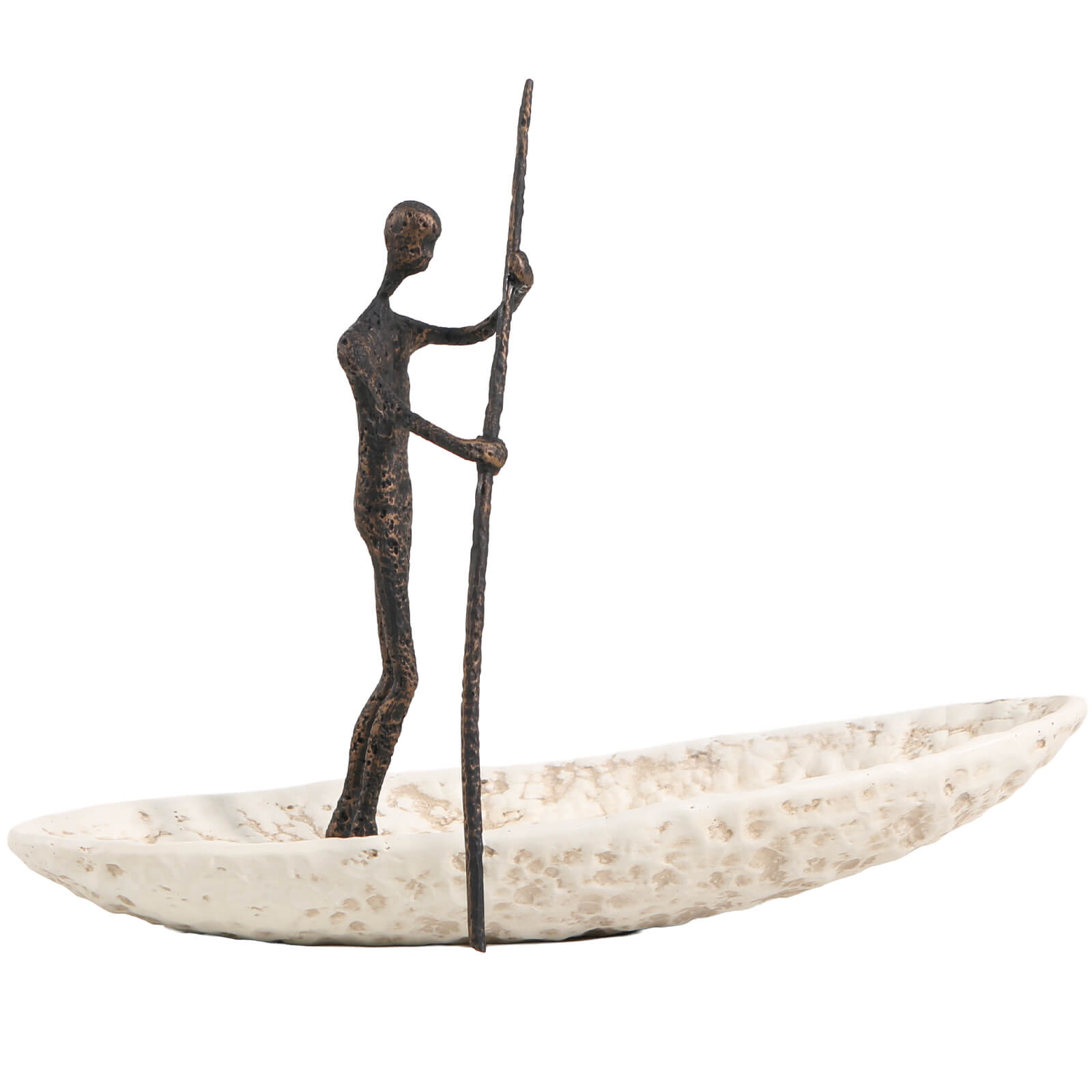 Sailing Man Sculpture by Keiichi
