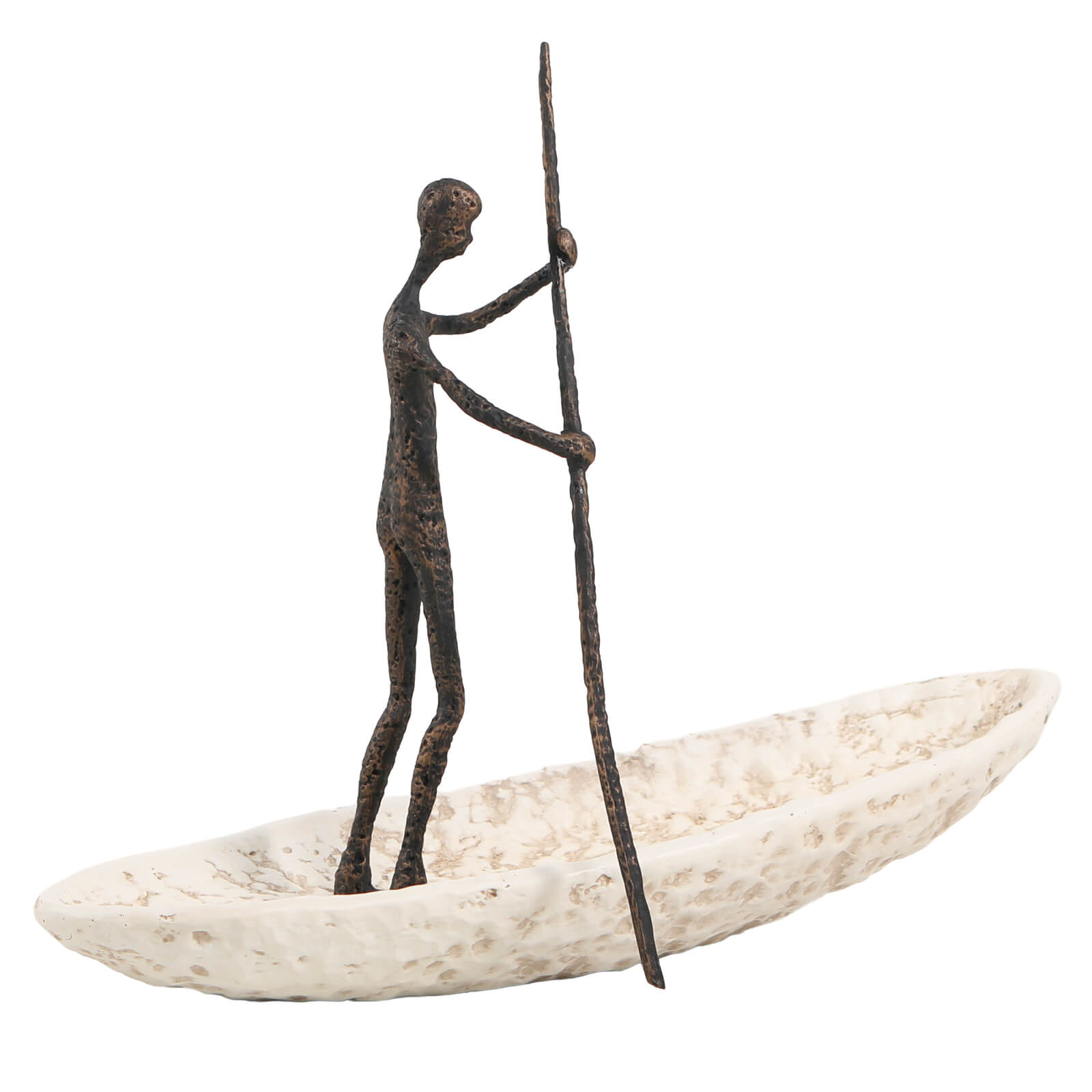Sailing Man Sculpture by Keiichi